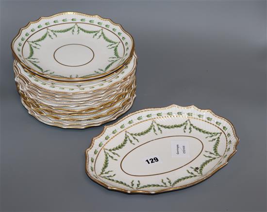 A Copeland Spode part dessert service